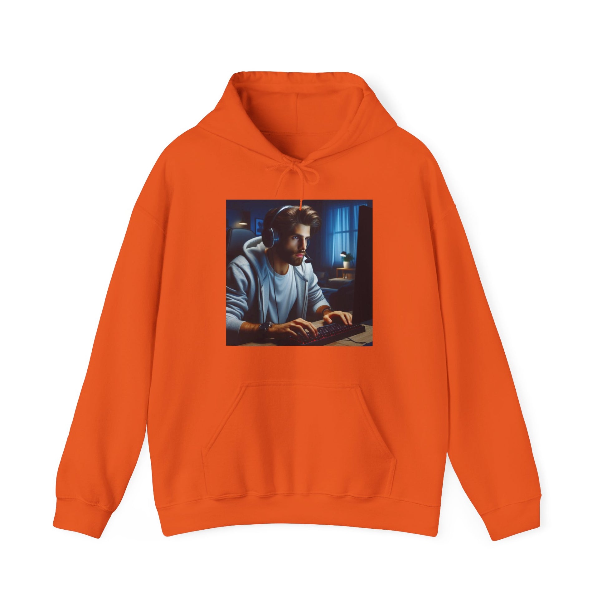 Game Time Hoodie Hoodie Printify Orange S 