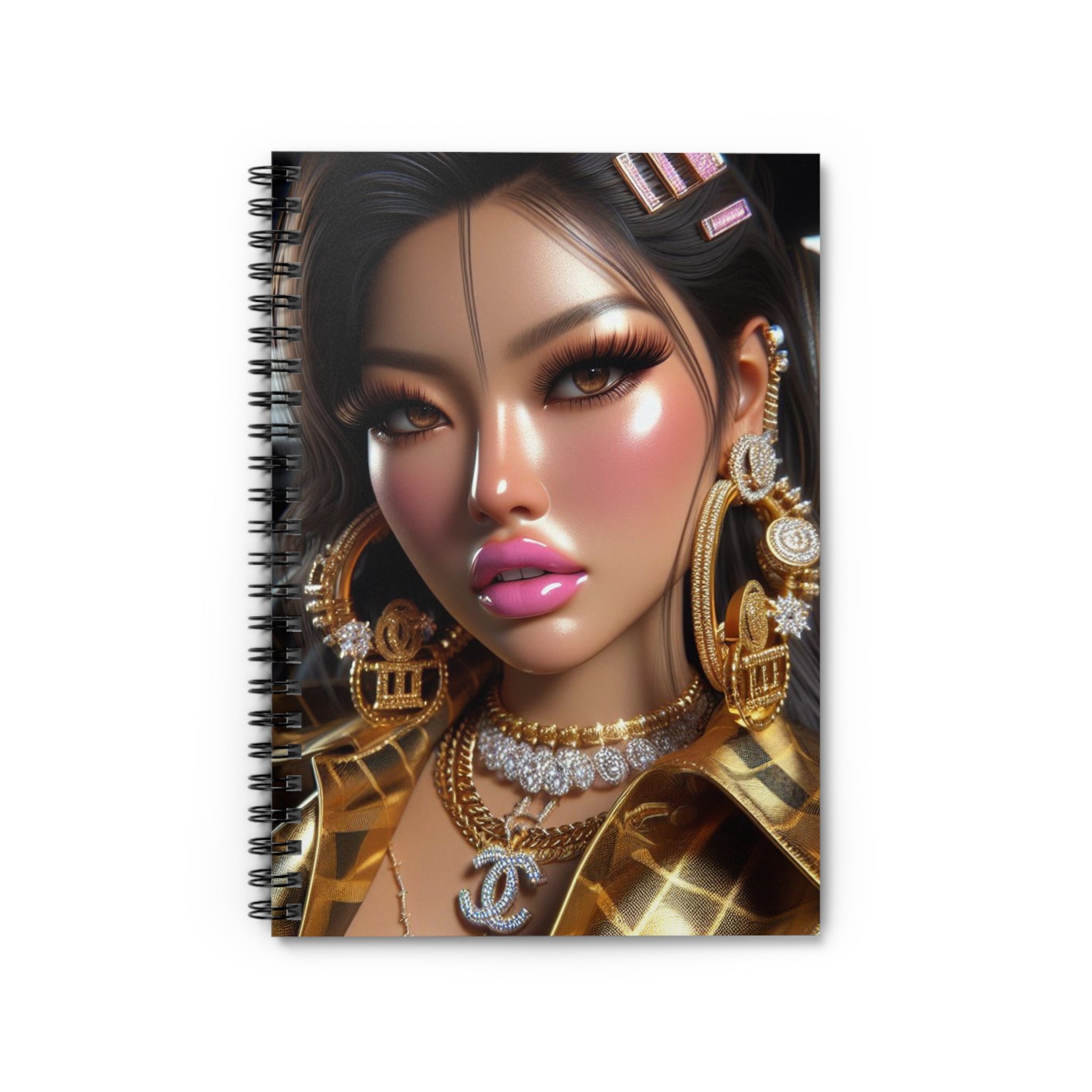 Car Beauty Spiral Notebook Paper products Printify One Size  