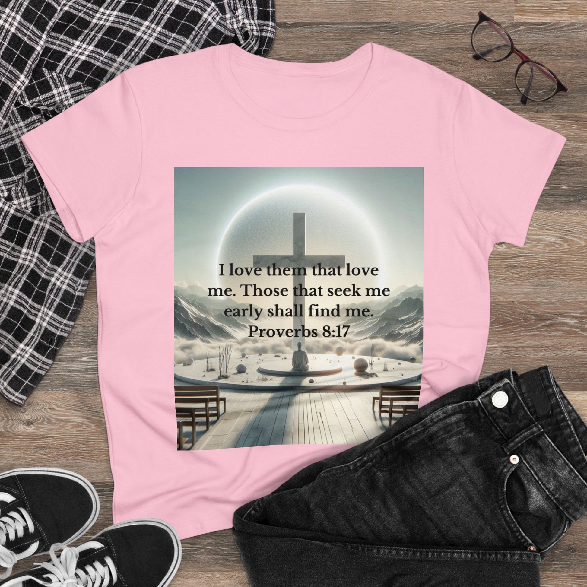 Proverbs 8:17 T-Shirt T-Shirt Printify   