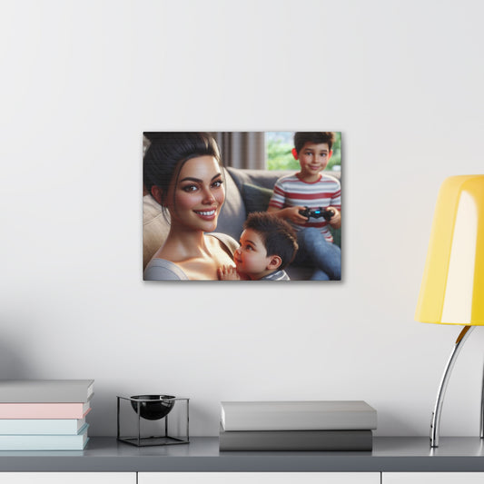 Family Time Canvas Canvas Printify 16″ x 12″ (Horizontal) 0.75'' 