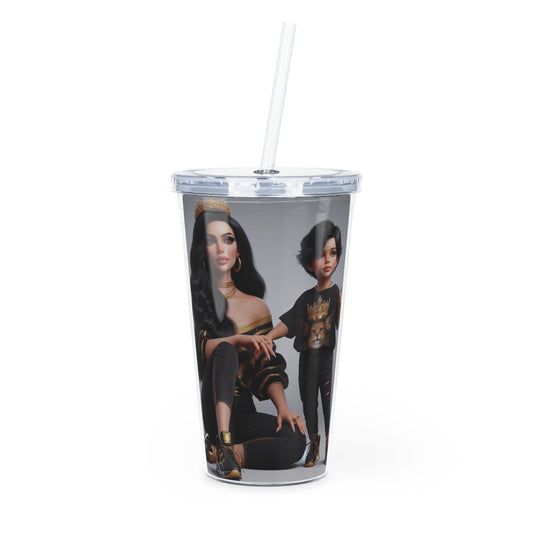 Royalty Tumbler with Straw Mug Printify 20oz Transparent 