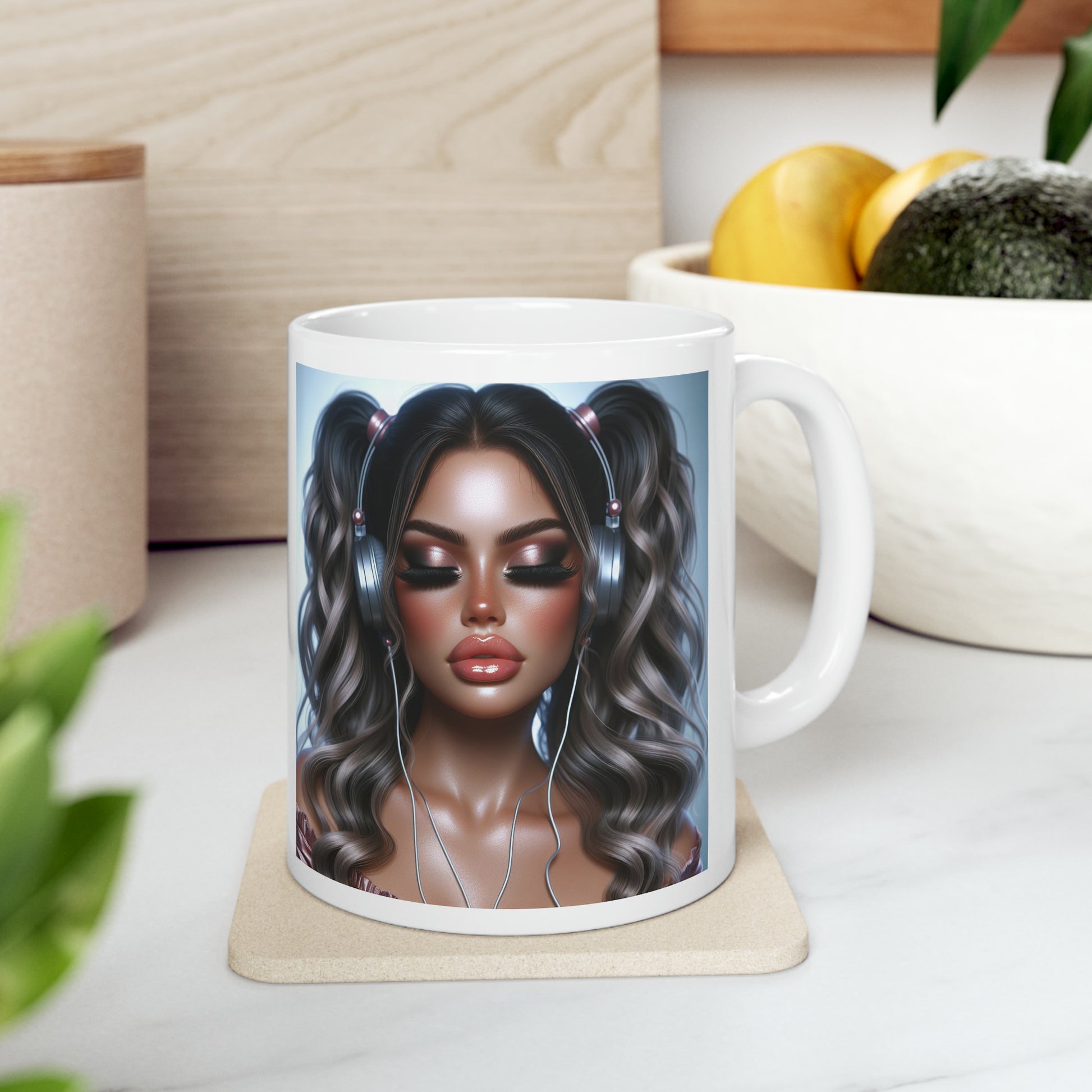 Music Vibes Mug Mug Printify   