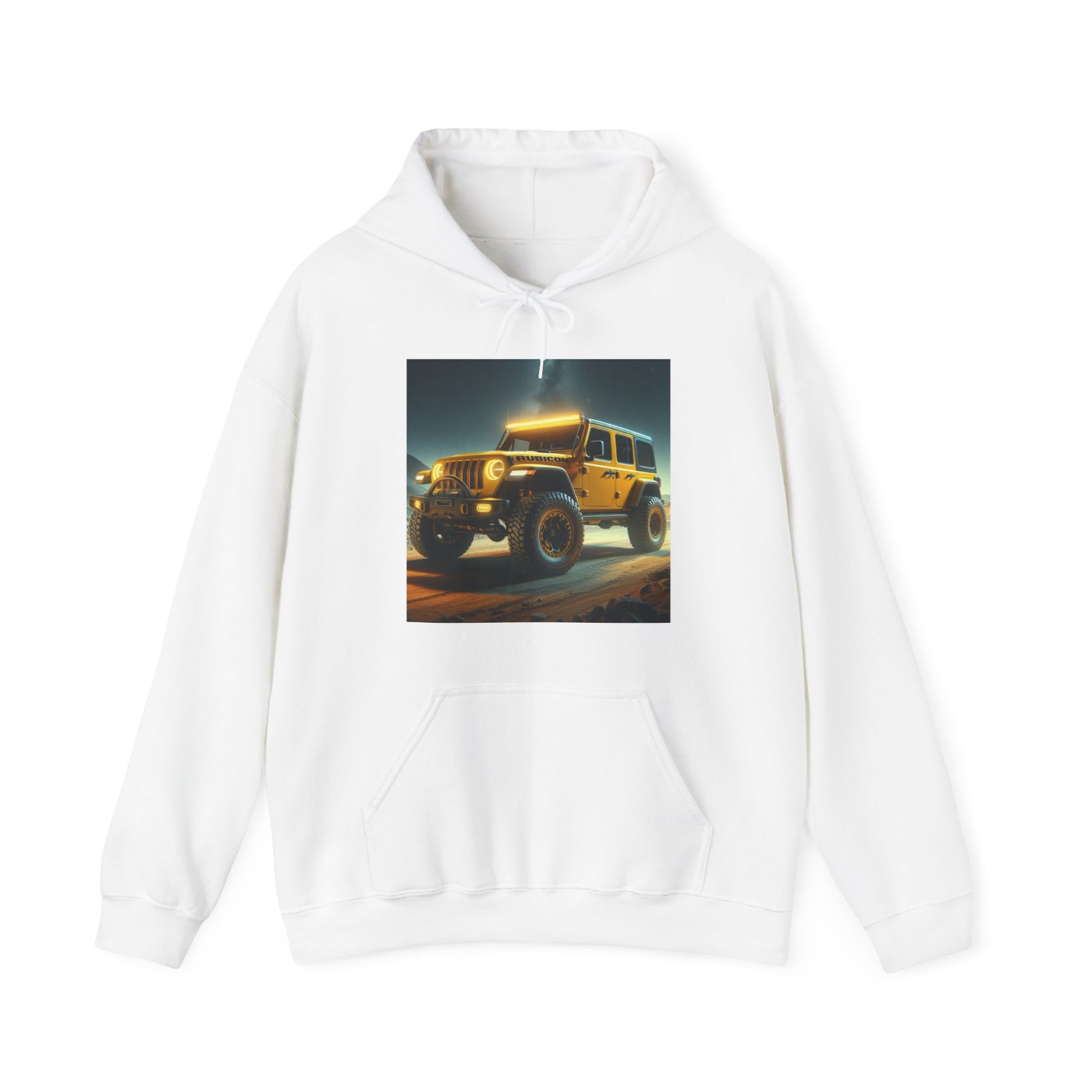 Yellow Rubicon Hoodie Hoodie Printify White S 