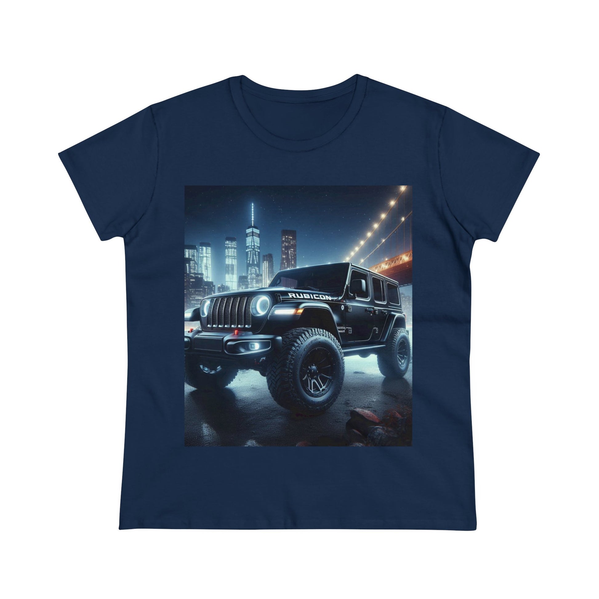 Black Rubicon T-Shirt T-Shirt Printify Navy S 