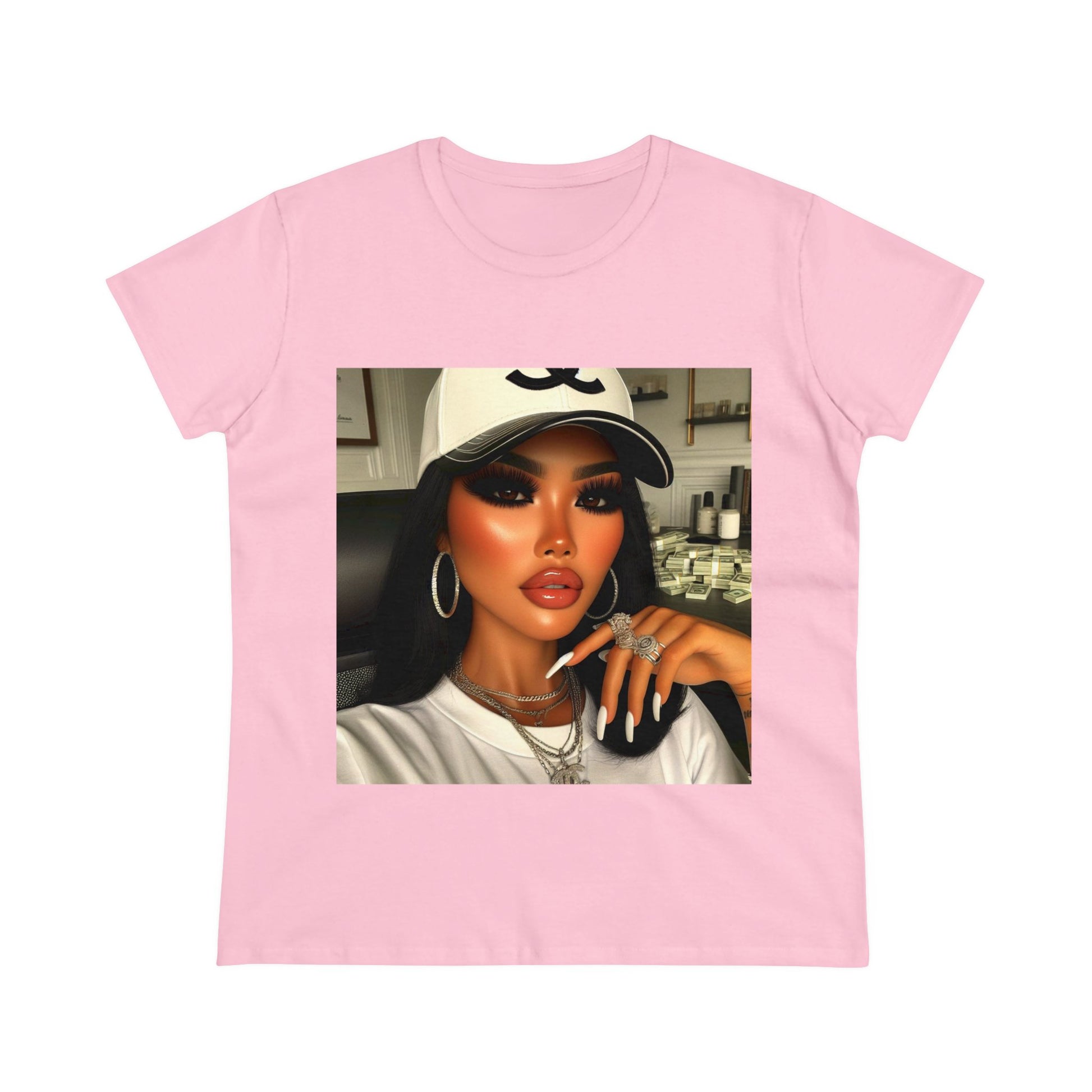 Big Money T-Shirt T-Shirt Printify Light Pink S 