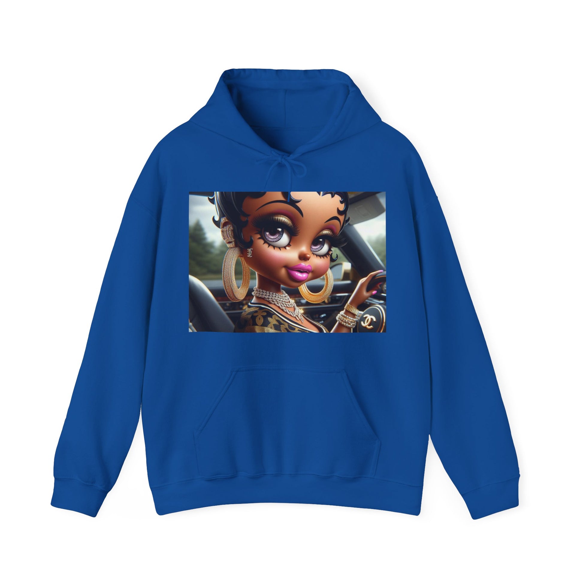 Betty Beauty Hoodie Hoodie Printify Royal S 