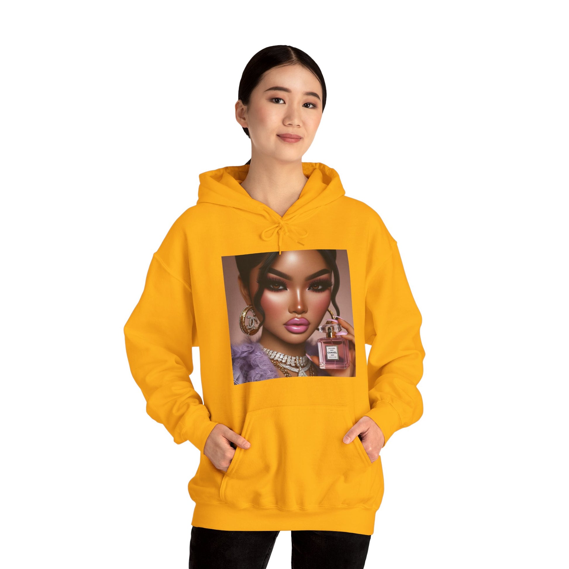 Chanel Please Hoodie Hoodie Printify   