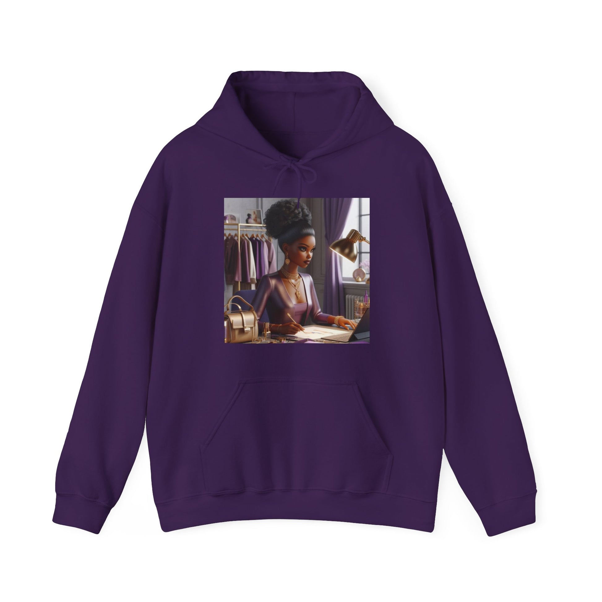 Fashion and Beauty Hoodie Hoodie Printify Purple S 