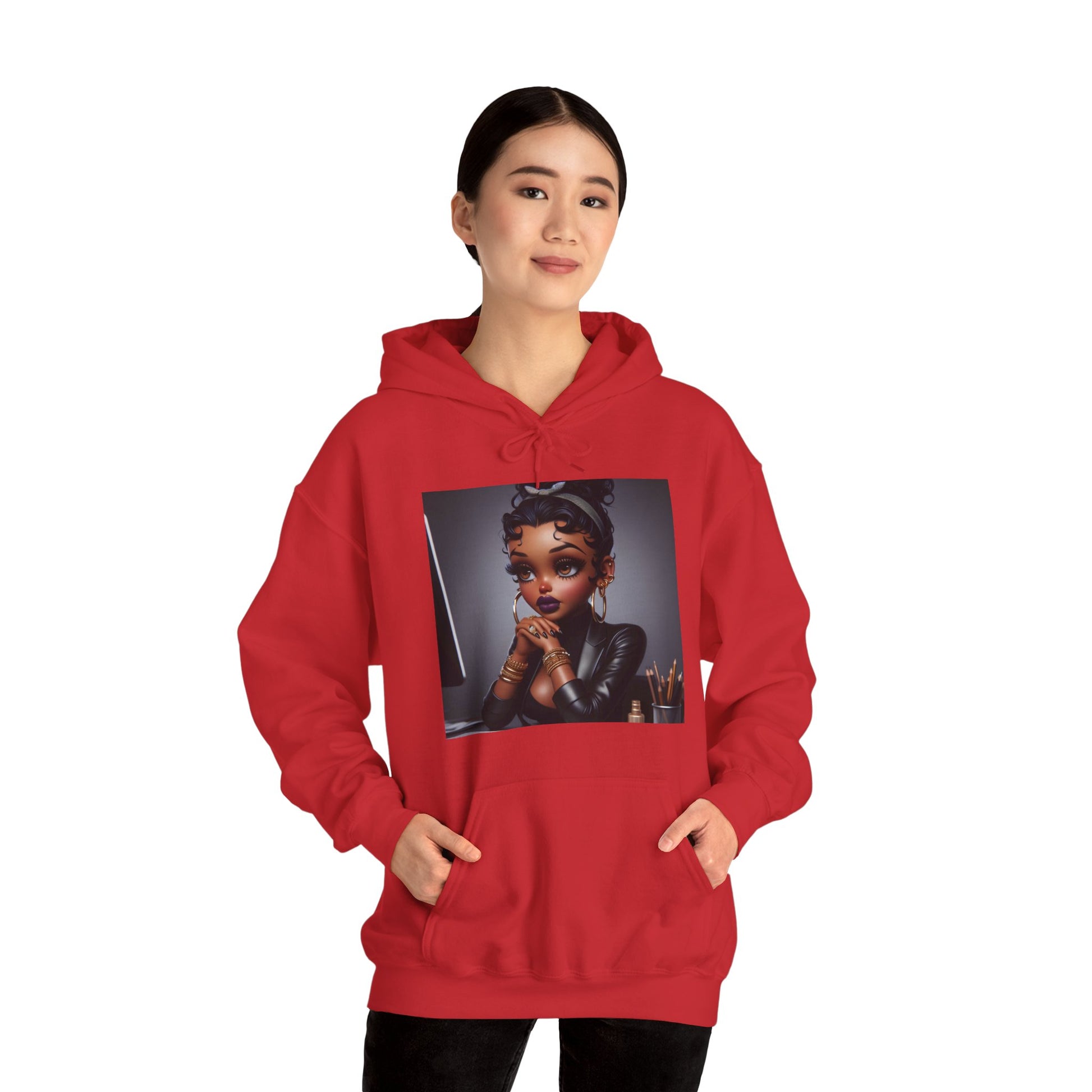 Business Betty Hoodie Hoodie Printify   