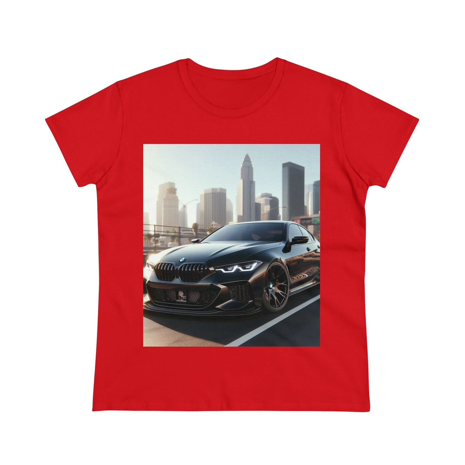 Black BMW T-Shirt T-Shirt Printify Red S 