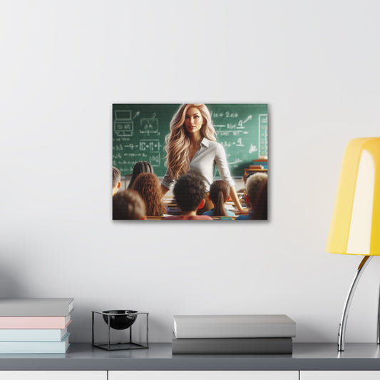 Class in Session Canvas Canvas Printify 16″ x 12″ (Horizontal) 0.75'' 