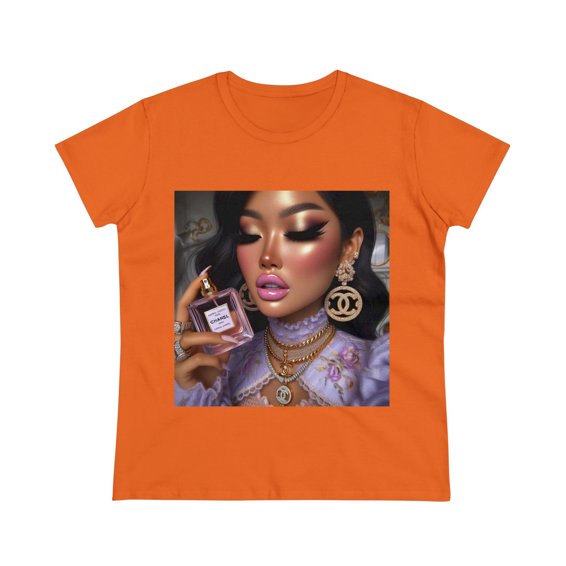 Chanel Please T-Shirt T-Shirt Printify Orange S 