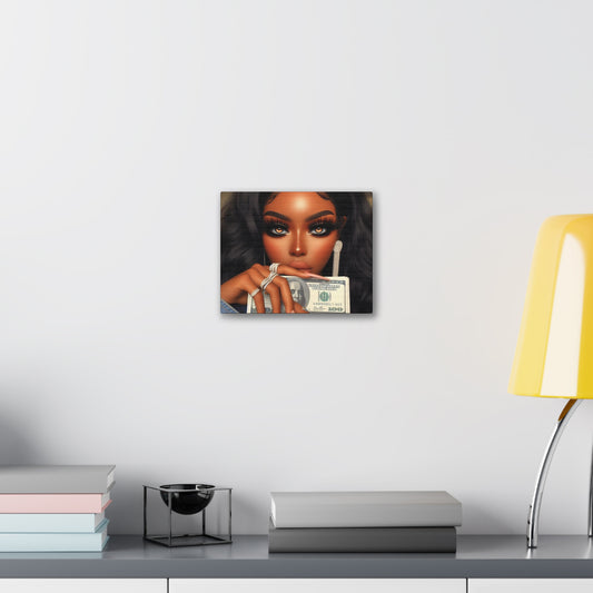 Money Talks Canvas Canvas Printify 10" x 8" (Horizontal) 0.75'' 