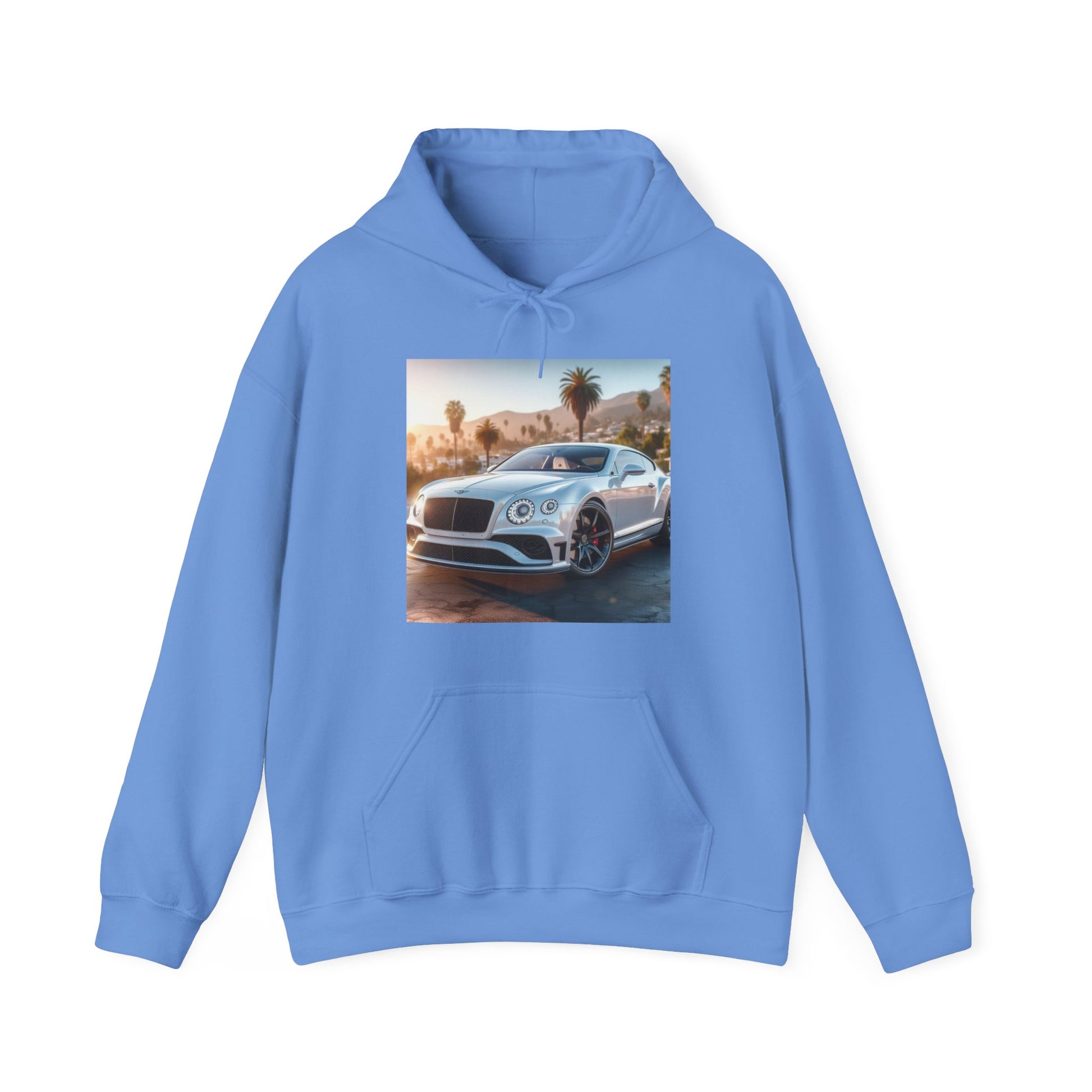 Silver Bentley Hoodie Hoodie Printify Carolina Blue S 