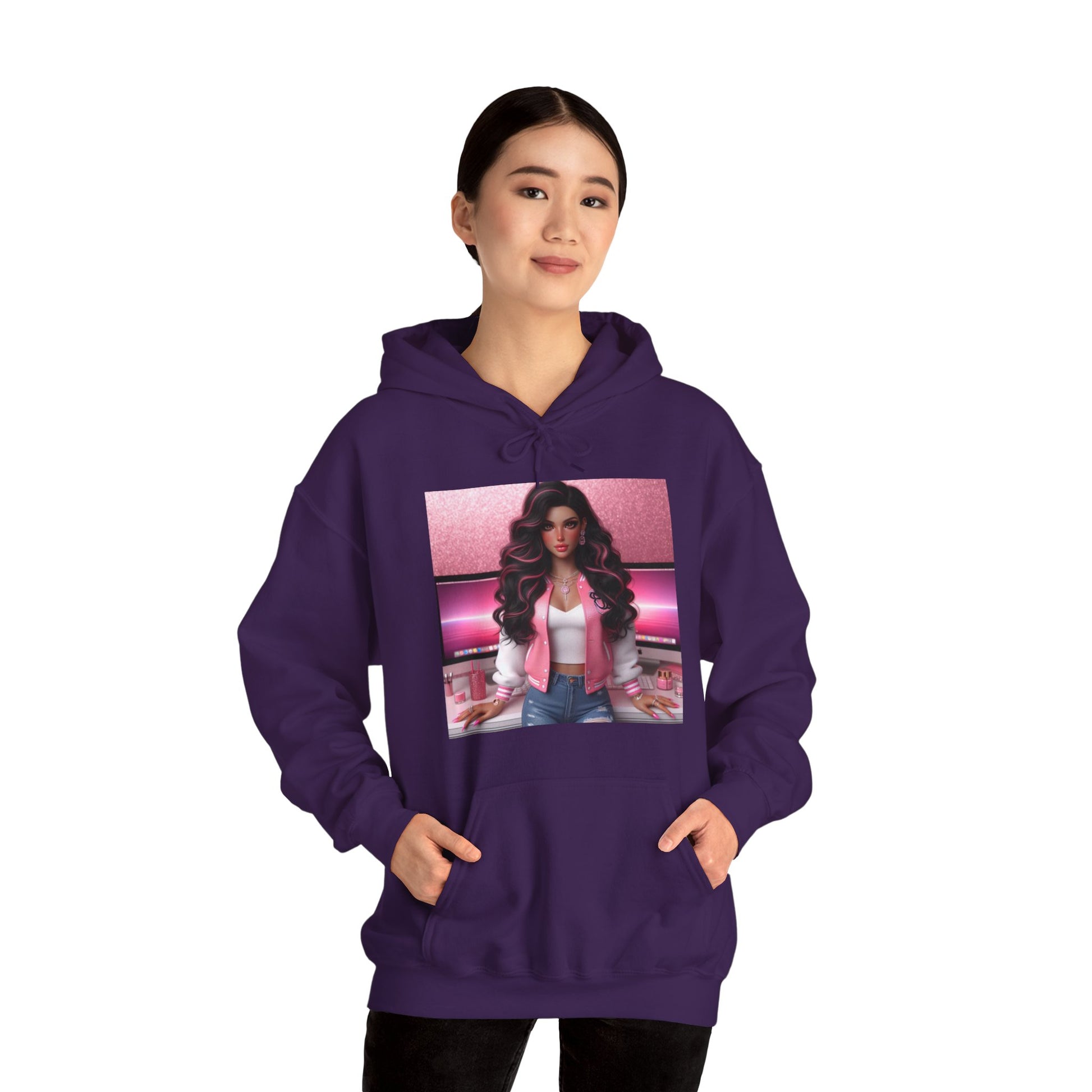 Pink Everything Hoodie Hoodie Printify   