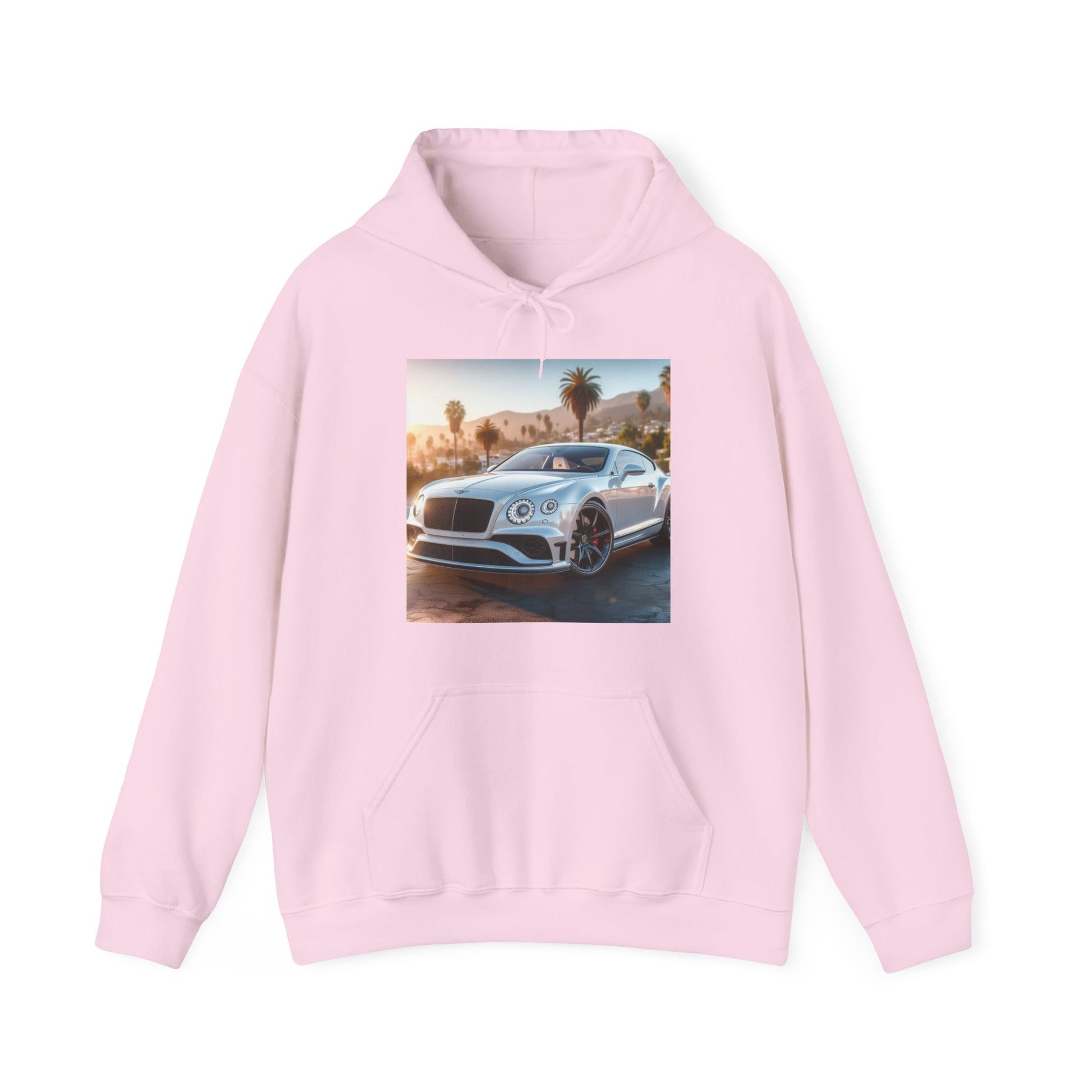 Silver Bentley Hoodie Hoodie Printify Light Pink S 