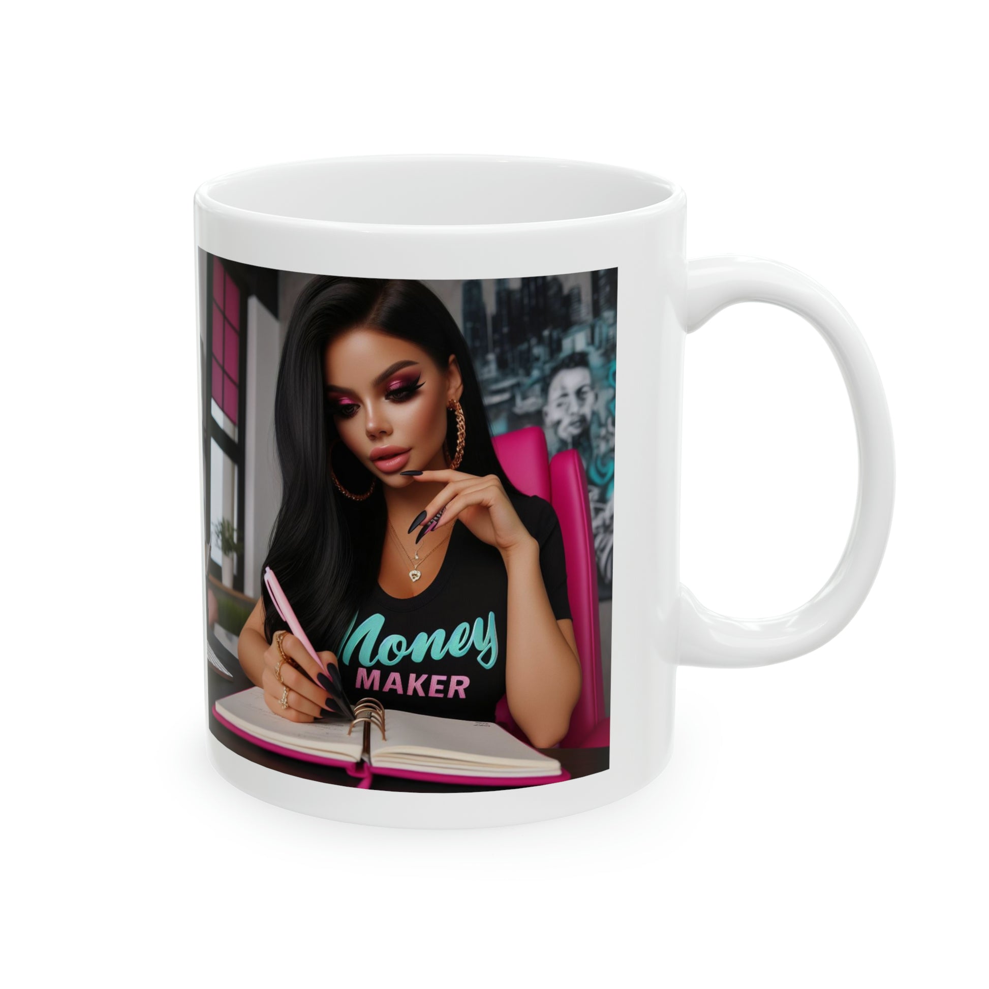 Money Maker Mug Mug Printify   