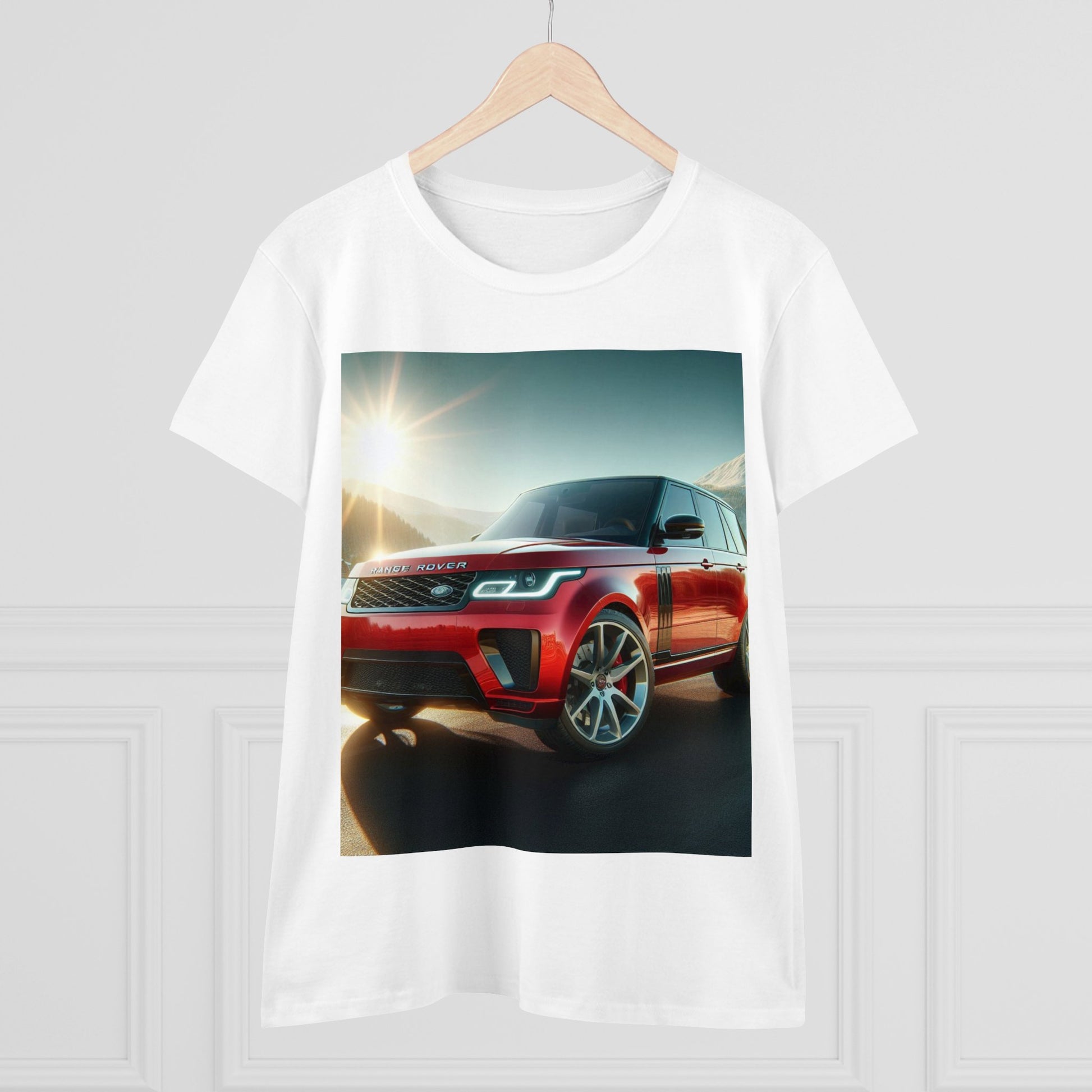 Red Range Rover T-Shirt T-Shirt Printify   