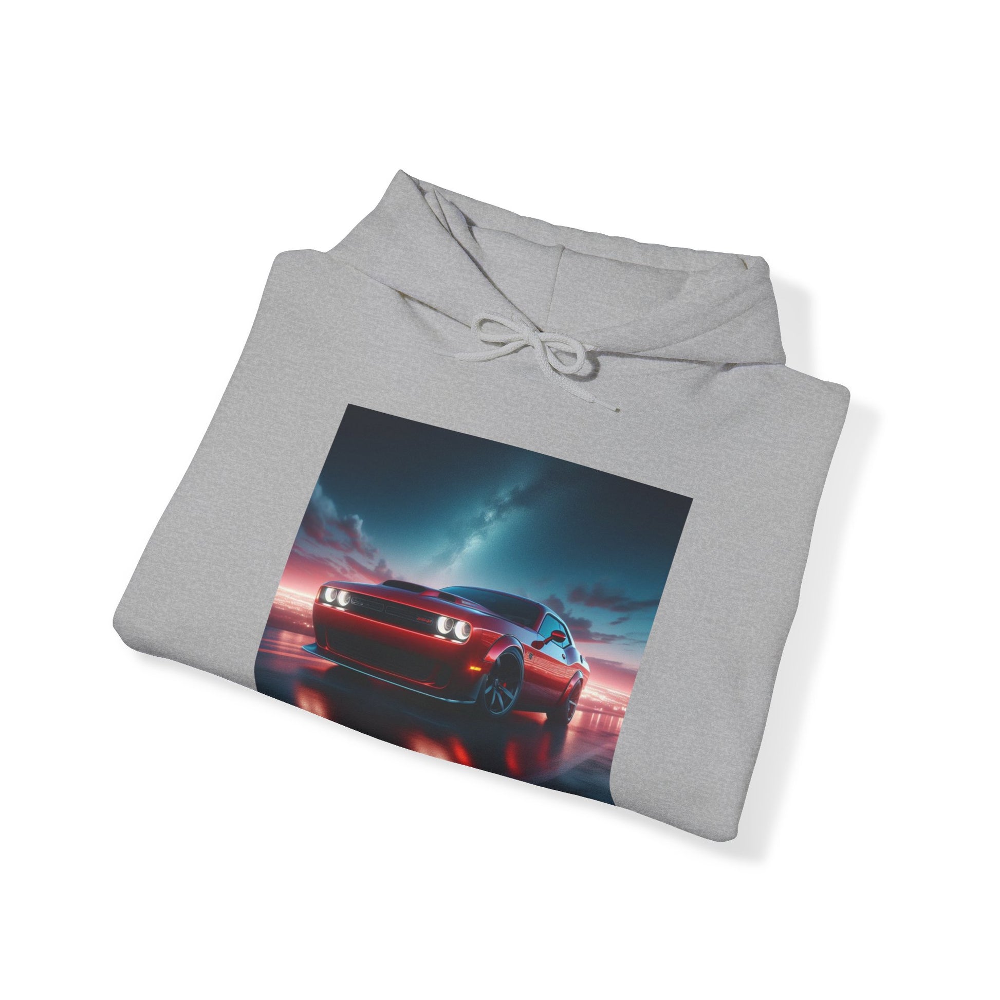 Red Challenger Hoodie Hoodie Printify   