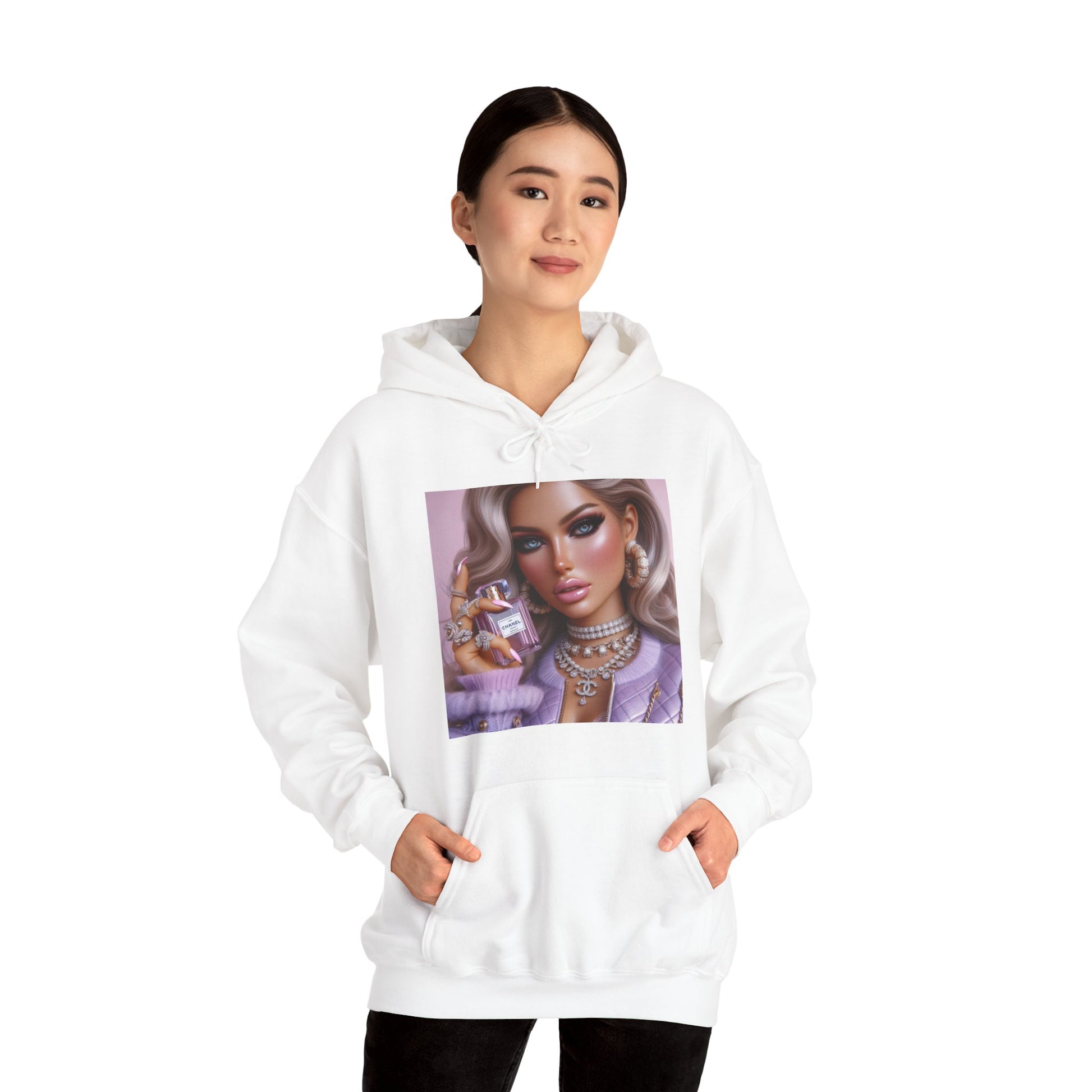 Chanel Please Hoodie Hoodie Printify   