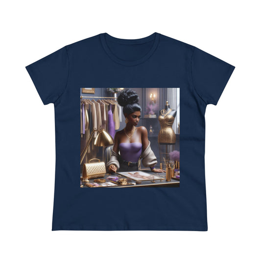Fashion and Beauty T-Shirt T-Shirt Printify Navy S 
