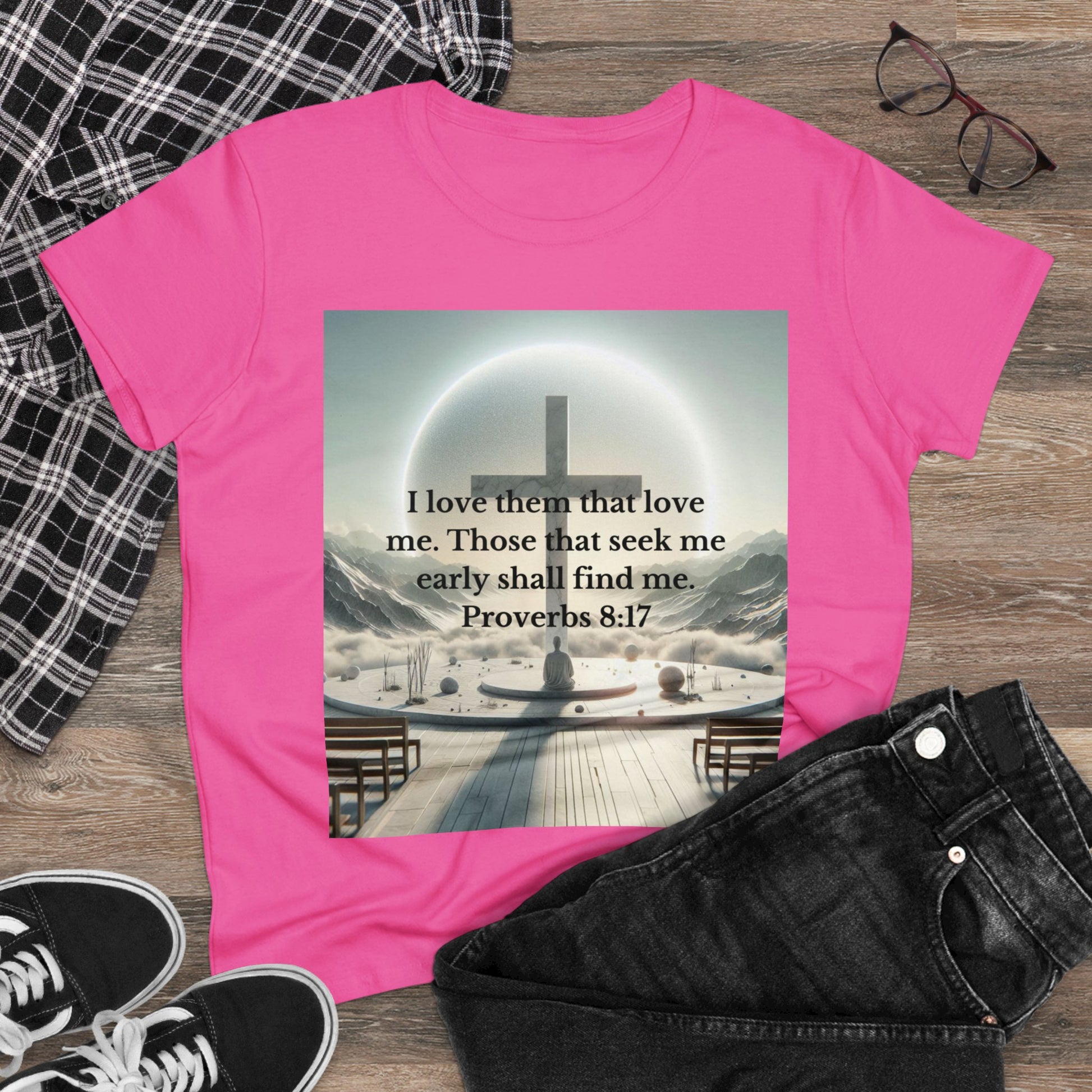 Proverbs 8:17 T-Shirt T-Shirt Printify   