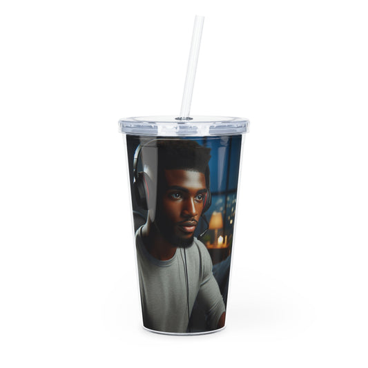 Game Time Tumbler with Straw Mug Printify 20oz Transparent 