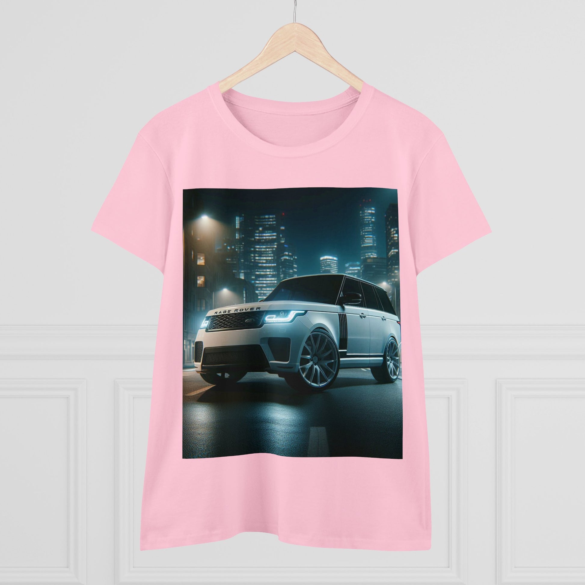 White Range Rover T-Shirt T-Shirt Printify   