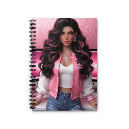 Pink Evrything Spiral Notebook Paper products Printify One Size  
