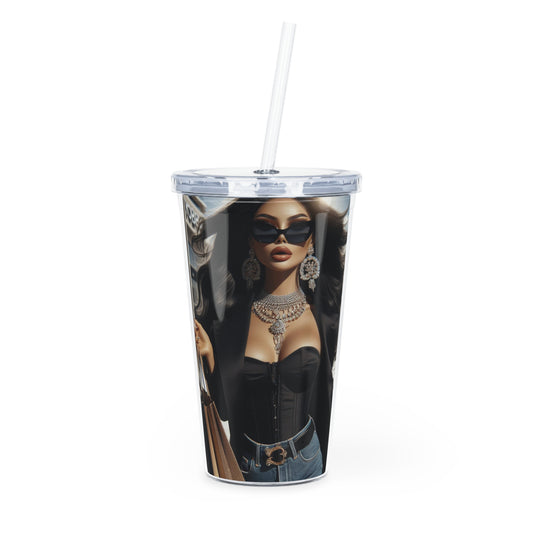 Let's Shop Tumbler with Straw Mug Printify 20oz Transparent 