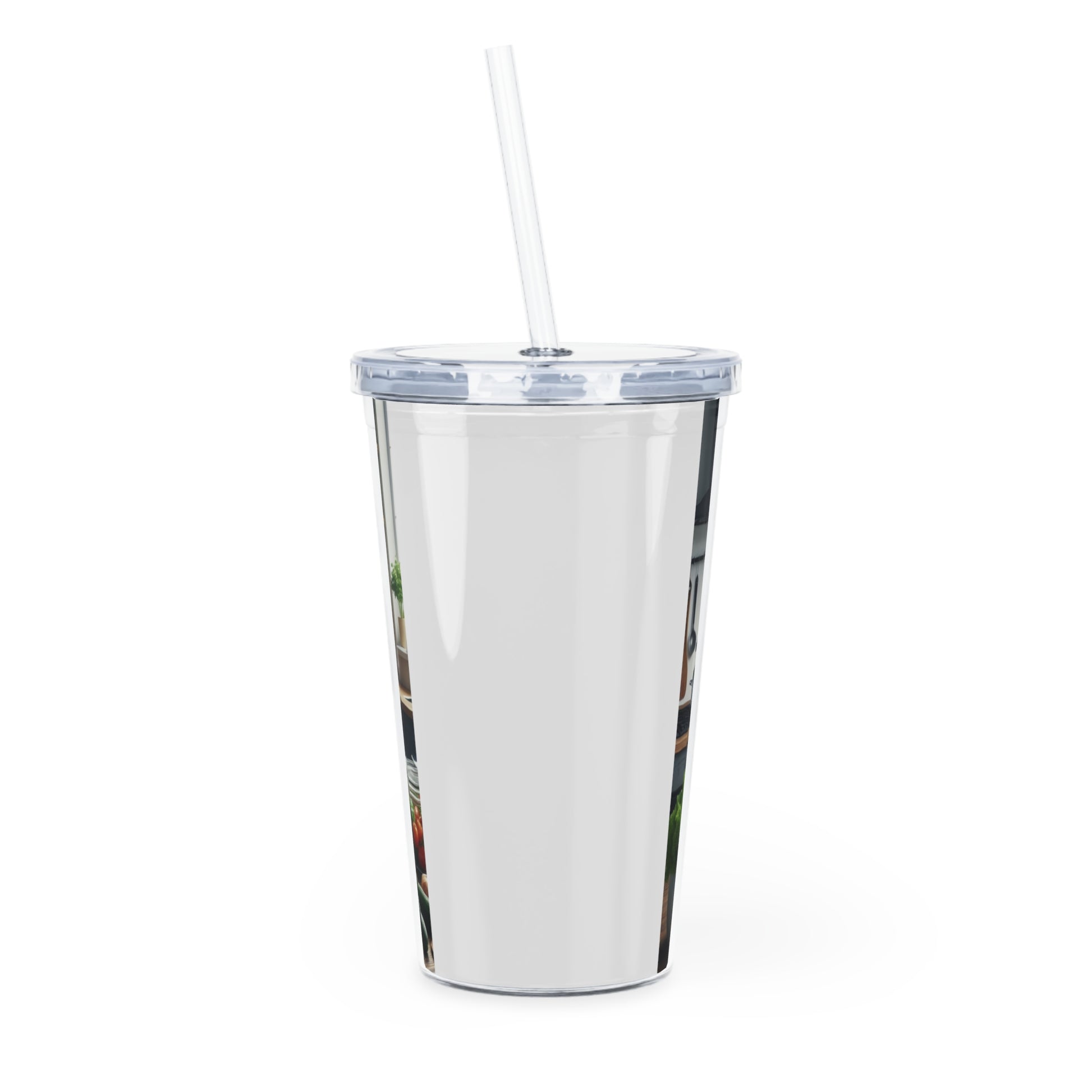 Dinner Time Tumbler with Straw Mug Printify   