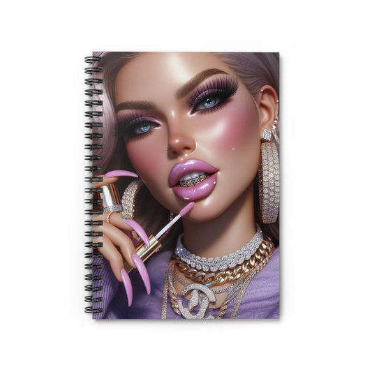 Gloss Up Spiral Notebook Paper products Printify One Size  