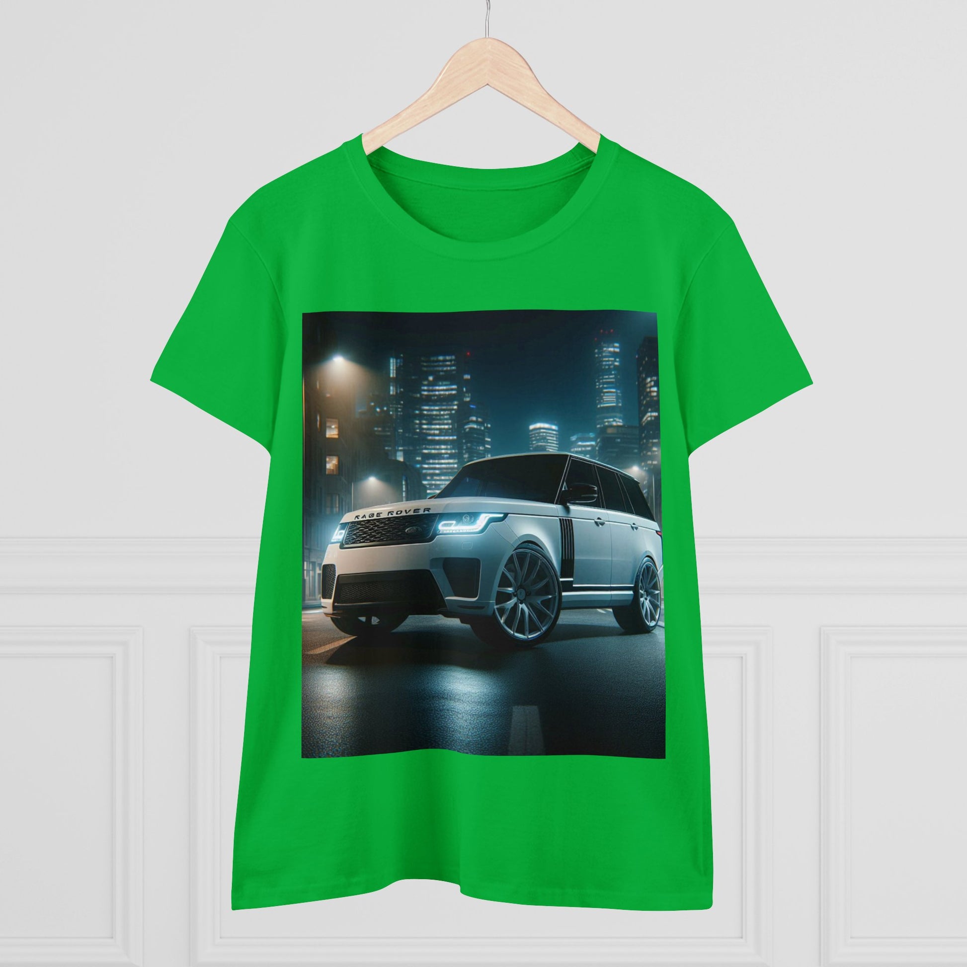 White Range Rover T-Shirt T-Shirt Printify   