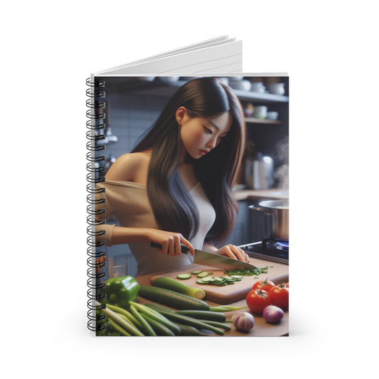 Dinner Time Spiral Notebook Paper products Printify   