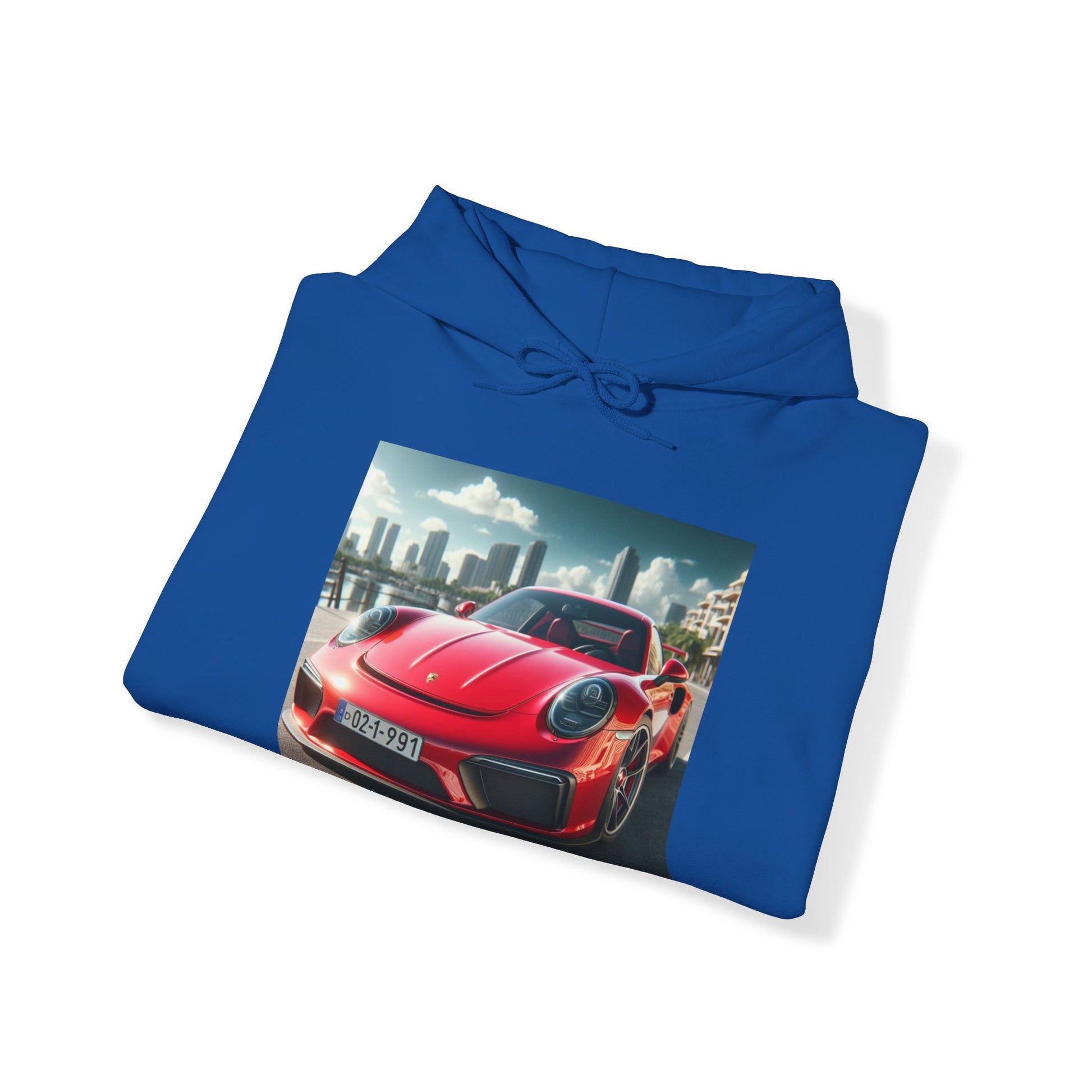 Red Porsche Hoodie Hoodie Printify   