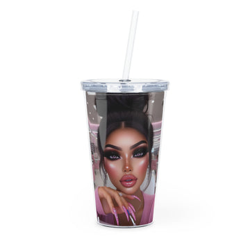 Nail Day Tumbler with Straw Mug Printify 20oz Transparent 