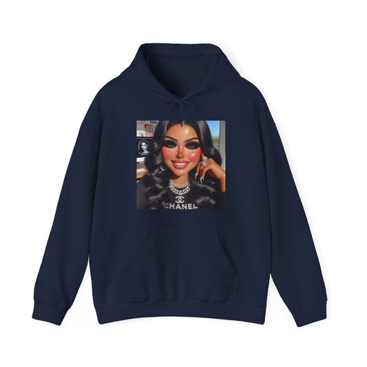 Chanel Mami Hoodie Hoodie Printify Navy S 
