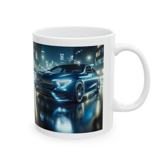 Blue Mercedes Mug Mug Printify   