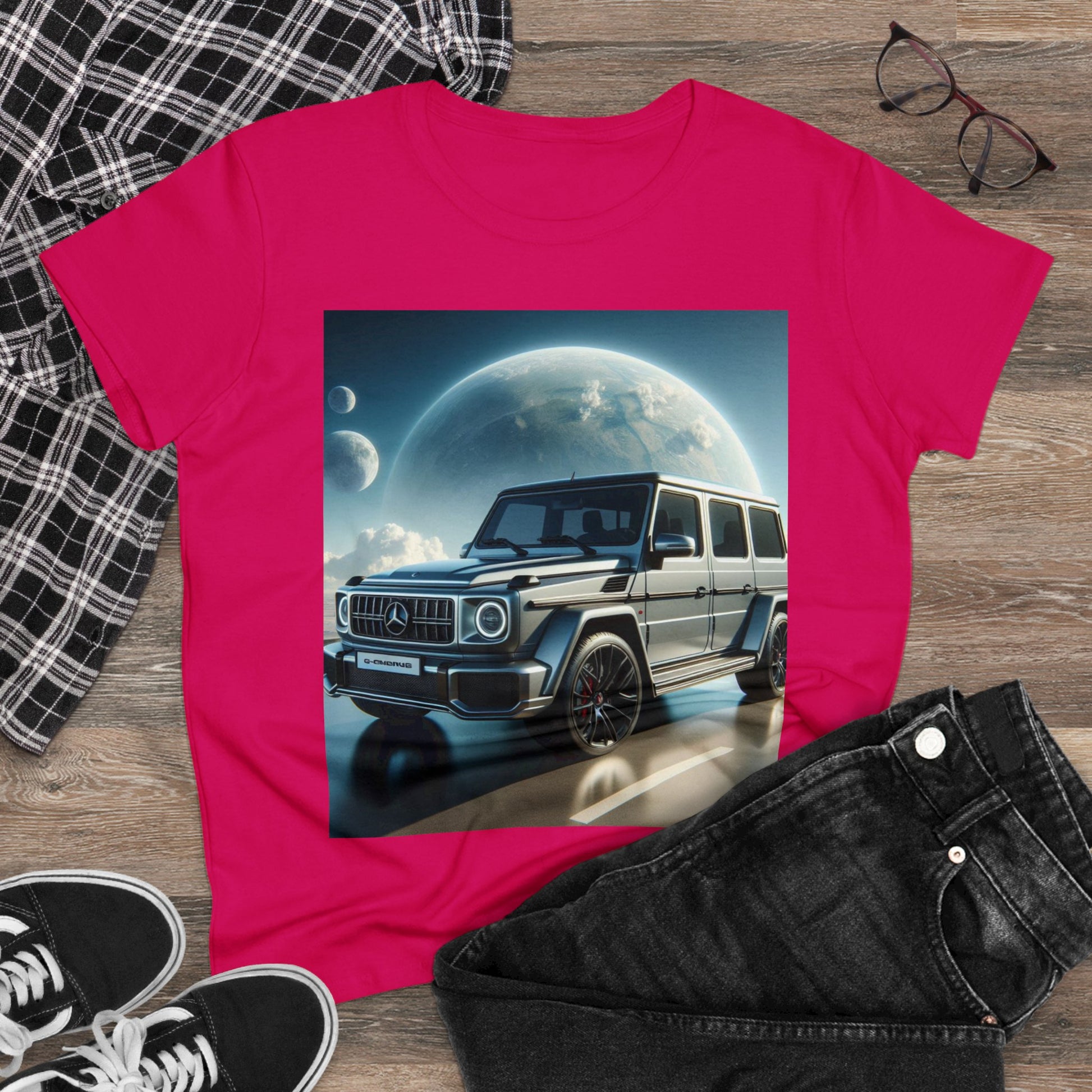 Silver G-Wagon T-Shirt T-Shirt Printify   