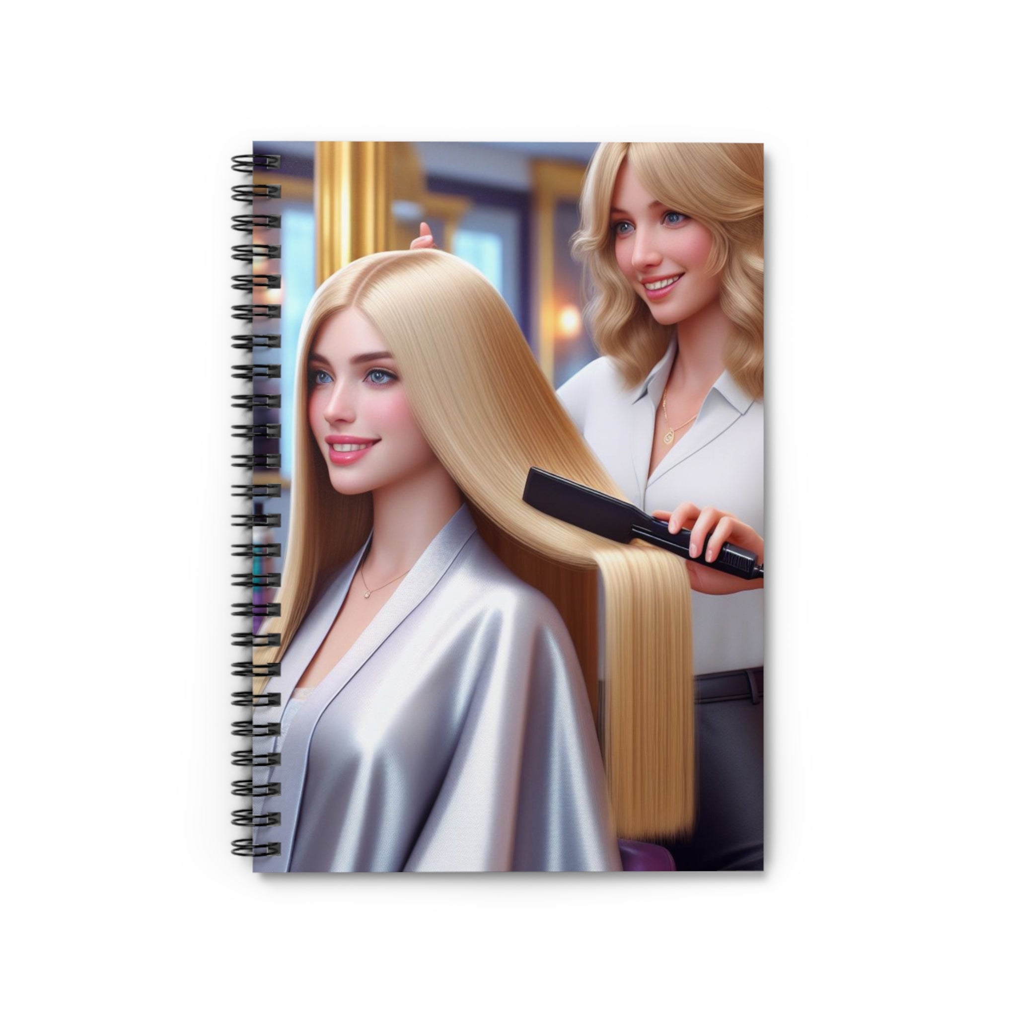 Hair Day Spiral Notebook Paper products Printify One Size  