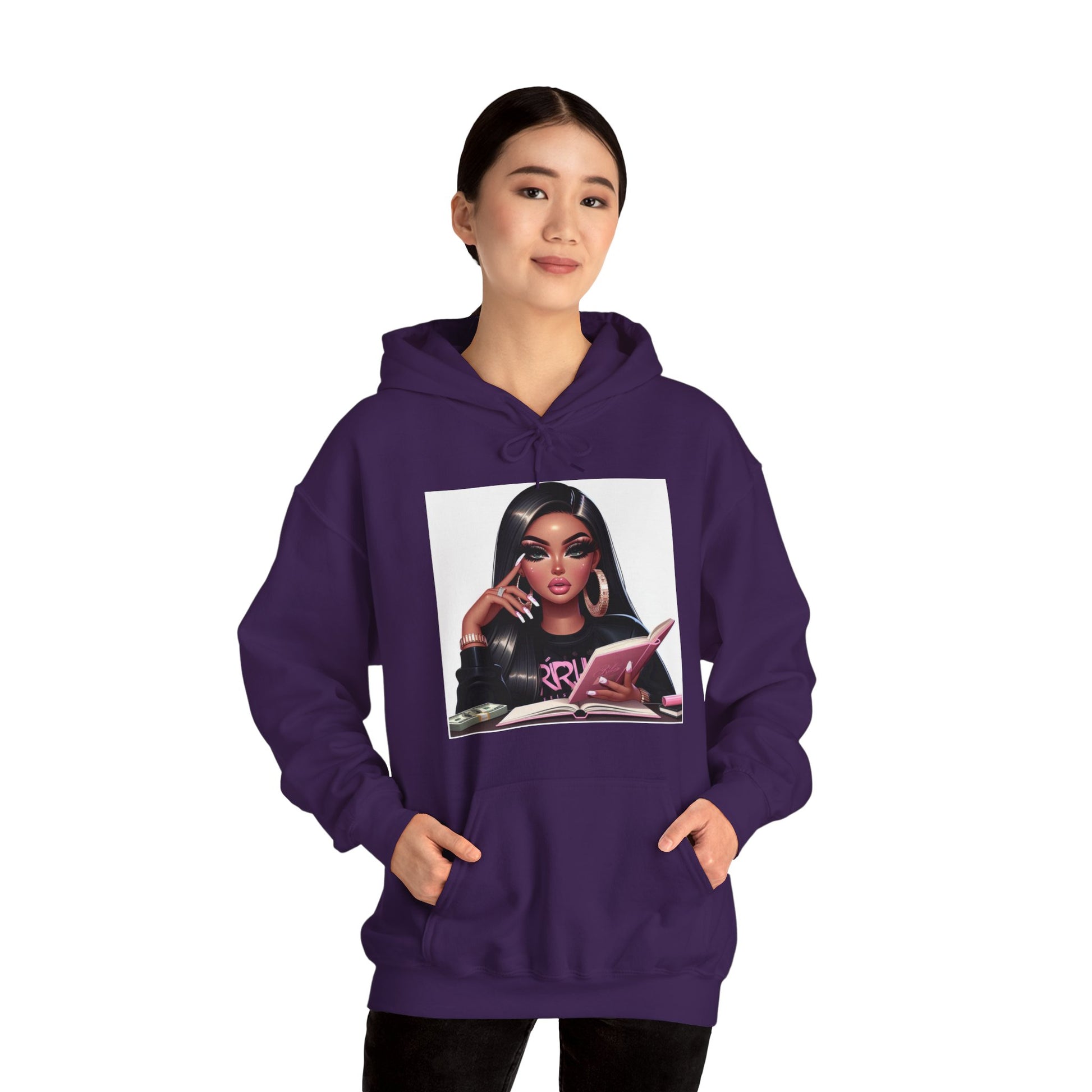 Thinking of a Plan Hoodie Hoodie Printify   