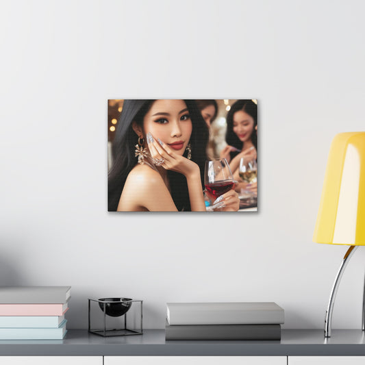 Wine Down Canvas Canvas Printify 16″ x 12″ (Horizontal) 0.75'' 