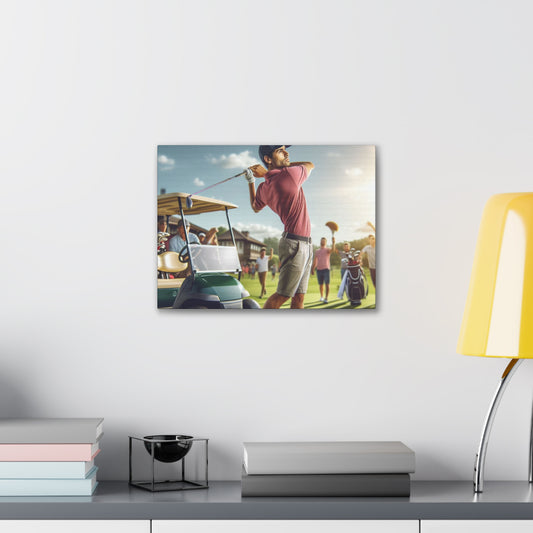 Golf Tournament Canvas Canvas Printify 16″ x 12″ (Horizontal) 0.75'' 