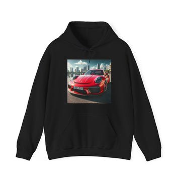 Red Porsche Hoodie Hoodie Printify Black S 