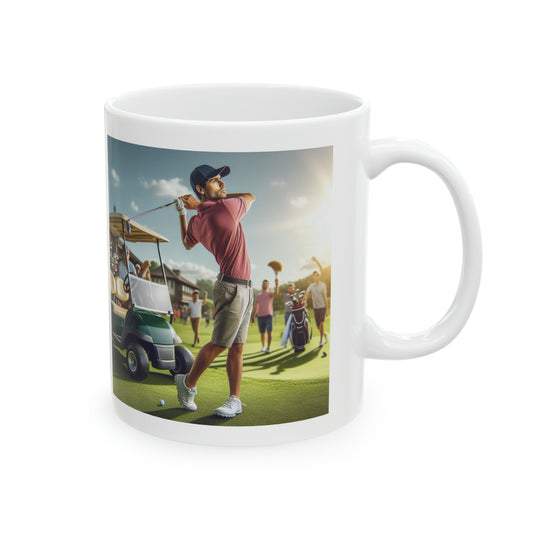 Golf Tournament Mug Mug Printify   