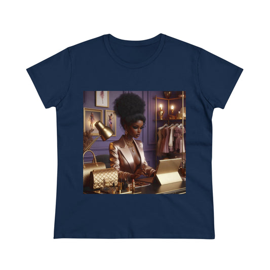 Fashion and Beauty T-Shirt T-Shirt Printify Navy S 