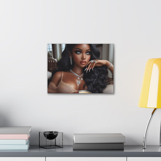 Coffee Break Canvas Canvas Printify 16″ x 12″ (Horizontal) 0.75'' 