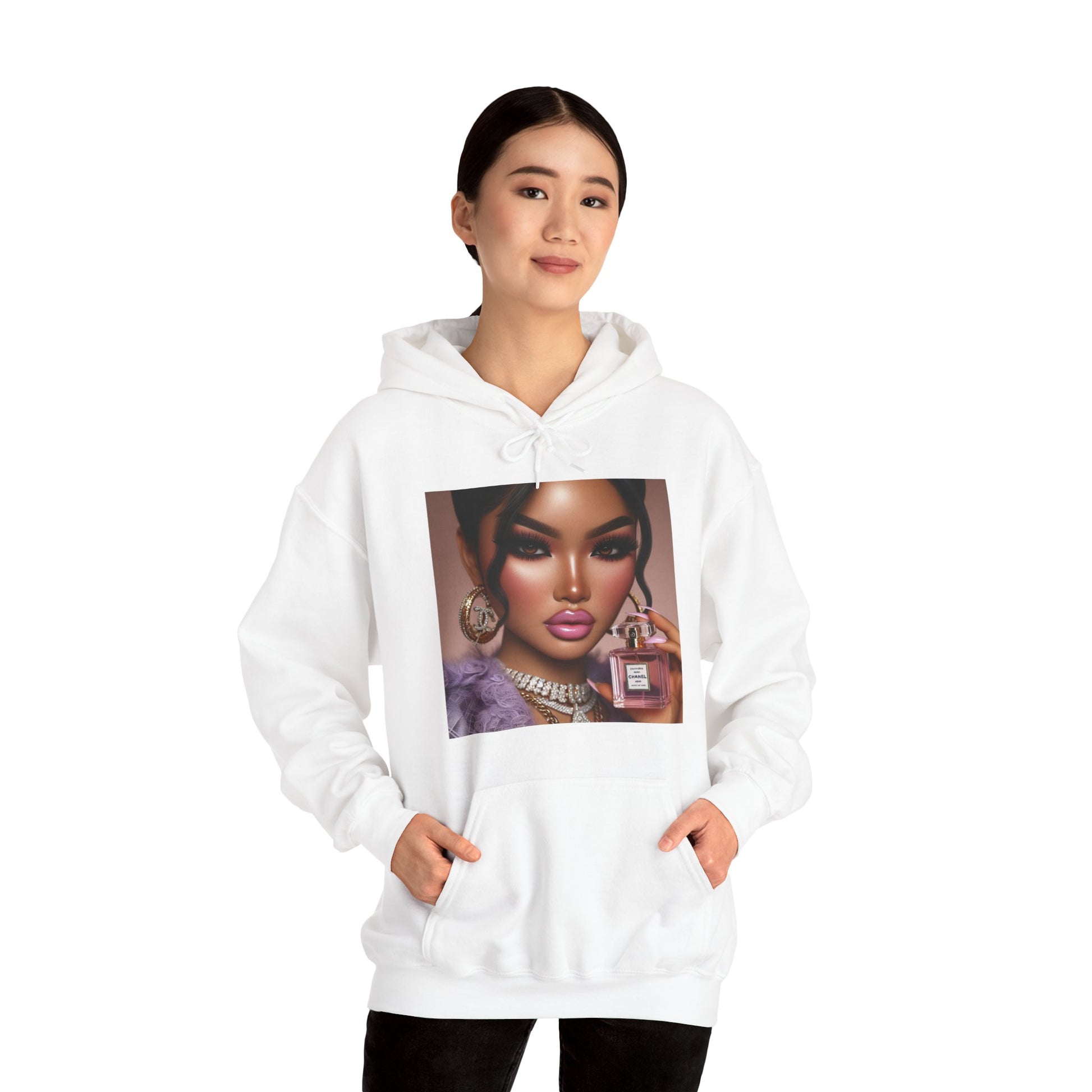 Chanel Please Hoodie Hoodie Printify   