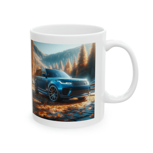 Blue Range Rover Mug Mug Printify   