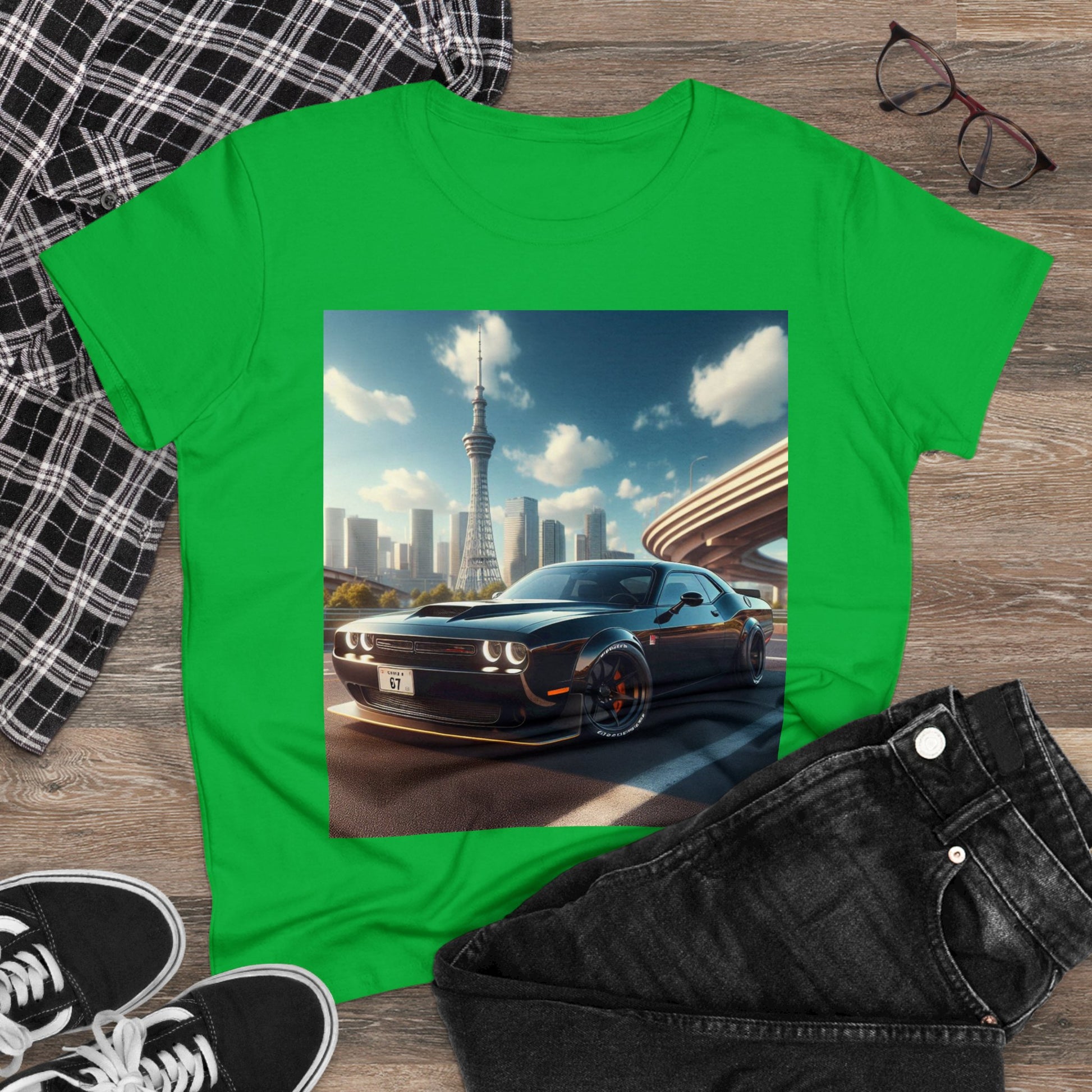 Black Challenger T-Shirt T-Shirt Printify   